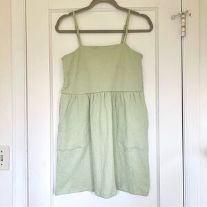 NWOT Richer Poorer Cloud Weave Mini Dress - Aloe size small